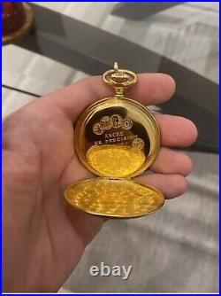 Vintage Swiss Arnex Pocket Watch 12ct Gold Plated