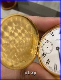 Vintage Swiss Arnex Pocket Watch 12ct Gold Plated