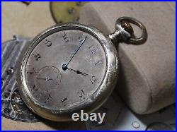 Vintage Swiss Made INVAR. 800 Silver Case Men's Watch - For Repair /Parts