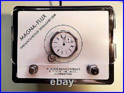 Vintage Swiss Pocket Watch Imperial Mens 7 Jewels Perfect Enamel Dial, Nice Case