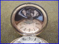 Vintage, Tavaness Pocket Watch 15j, Size, 16, Full Hunter Case, Sterling, 0.90