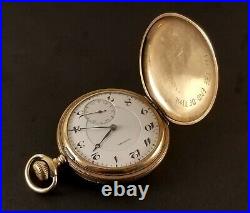 Vintage Tavannes Pocket Watch 17 Jewels 16 Size Hunter Case S/N 13188675