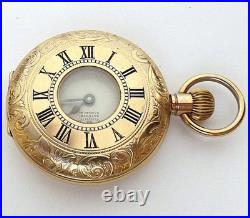 Vintage Unitas 6498 Hunter Case pocket Watch