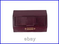 Vintage Vacheron Constantin Watch Display Pouch Burgundy Leather