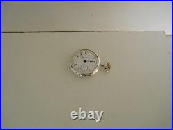 Vintage Waltham Bartlett 17j-18s Model1883 O. F Sterling Silver Case Pocket Watch