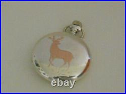 Vintage Waltham Bartlett 17j-18s Model1883 O. F Sterling Silver Case Pocket Watch