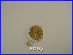 Vintage Waltham Bartlett 17j-18s Model1883 O. F Sterling Silver Case Pocket Watch