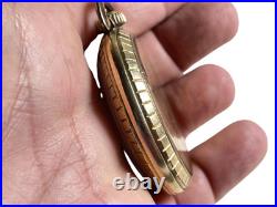 Vintage Waltham Cal 431 445 10k gold plate star case pocket watch NOT RUNNING