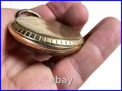 Vintage Waltham Cal 431 445 10k gold plate star case pocket watch NOT RUNNING