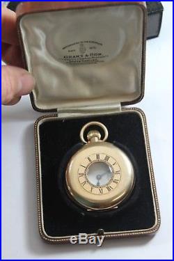 Vintage Waltham Gf Hunting Case Pocket Watch W. Box Works
