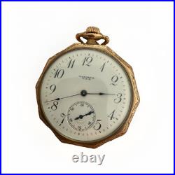 Vintage Waltham Gold Filled Pocket Watch Case 3488603 Made In Canada RUNNING BAD