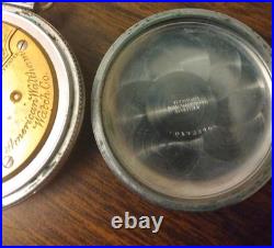Vintage Waltham Pocket Watch 18 Size Parts Repairs Illinois Spartan Case