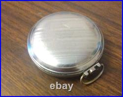 Vintage Waltham Pocket Watch 18 Size Parts Repairs Illinois Spartan Case