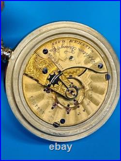 Vintage Waltham Pocket Watch Appleton Tracy Co. 15j in a Display Back Case