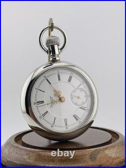 Vintage Waltham Pocket Watch Appleton Tracy Co. 15j in a Display Back Case