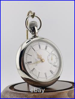 Vintage Waltham Pocket Watch Appleton Tracy Co. 15j in a Display Back Case