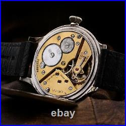 Vintage Watch Omega Original Swiss Mechanism 1937 and Pocket Case New Dial Snake