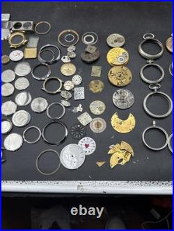 Vintage Watchmakers Cabinets Two 3 Drawer With Wristwatch Pocket watch Pieces