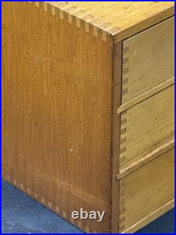 Vintage Watchmakers Cabinets Two 3 Drawer With Wristwatch Pocket watch Pieces