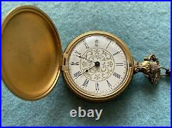 Vintage Westclox Mechanical Wind Up Pocket Watch with the case