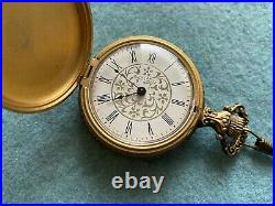 Vintage Westclox Mechanical Wind Up Pocket Watch with the case