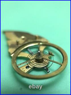 Virgule Escapement In Gold & Enamel Case. Antique Pocket Watch Serviced