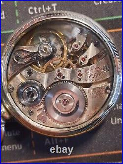 Vtg 1910 Illinois Sangamo Special Pocket Watch 23 Jewels Display Case RR (VIDEO)