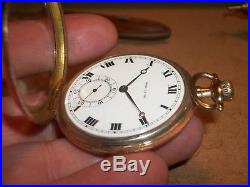 Vtg. 1920- Hamilton 17 Jewel Pocket Watch/910 Movement Running/GF Montauk Case