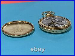 Vtg 1980s Kaltron Pocket Watch Hunter Case Swiss Made 17 J nautical Fob Working