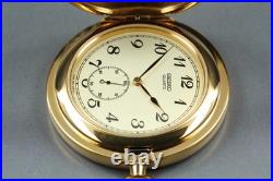 Vtg 1999 in Box Seiko Pocket Watch 7N07-001A Gift by The Prime Minister JAPAN