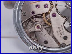Vtg Elgin Swiss Mechanical Unitas 6497 326 Pocket Watch France Case Runs Well