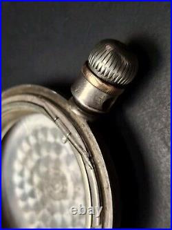 Vtg Phil A. W. C. Co. Sterling Silver 18-Size Pocket Watch Case For Scrap/Repair