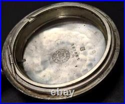 Vtg Phil A. W. C. Co. Sterling Silver 18-Size Pocket Watch Case For Scrap/Repair