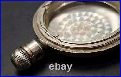Vtg Phil A. W. C. Co. Sterling Silver 18-Size Pocket Watch Case For Scrap/Repair
