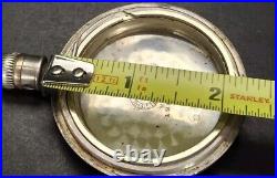 Vtg Phil A. W. C. Co. Sterling Silver 18-Size Pocket Watch Case For Scrap/Repair