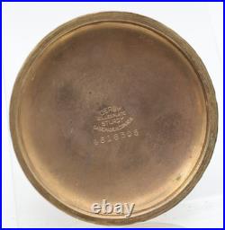 WALTHAM 17j 20647795 GR. 625 DERBY STURDY ROLLED PLATE CASE POCKET WATCH(JV)