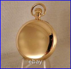 WALTHAM CRONOMETRO VICTORIA 9k GOLD FILLED HUNTER CASE 16s POCKET WATCH