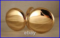 WALTHAM CRONOMETRO VICTORIA 9k GOLD FILLED HUNTER CASE 16s POCKET WATCH