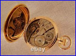WALTHAM CRONOMETRO VICTORIA 9k GOLD FILLED HUNTER CASE 16s POCKET WATCH