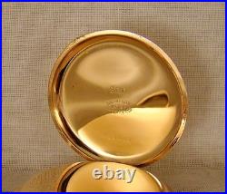 WALTHAM CRONOMETRO VICTORIA 9k GOLD FILLED HUNTER CASE 16s POCKET WATCH