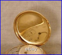 WALTHAM CRONOMETRO VICTORIA 9k GOLD FILLED HUNTER CASE 16s POCKET WATCH