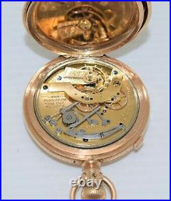 WALTHAM HILLSIDE 1884 CHRONOGRAPH Pocket Watch 14s 13j Hunting Case SERVICED