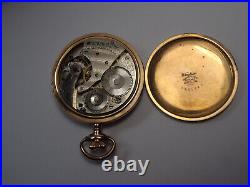 WALTHAM MODEL 1899, Grade 610, 7 JEWELS, 16s POCKET WATCH 20 Year Gold Case