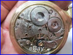 WALTHAM RIVERSIDE MAXIMUS 23J RAILROAD FANCY CASE MONGOMERY DIAL Pocket Watch