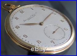 WONDERFUL IWC 18K YELLOW SOLID GOLD CASE FROM 50´s Cal. 95