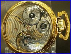 WOW! BALL 999P! HAMILTON 21 jEWELS Mens Pocket Watch in Mint Display Case