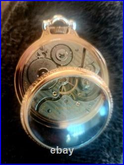 WOW Hamilton 992 Pocket Watch MINTY BOC DISPLAY CASE 21 FURGISON DIAL Very Nice