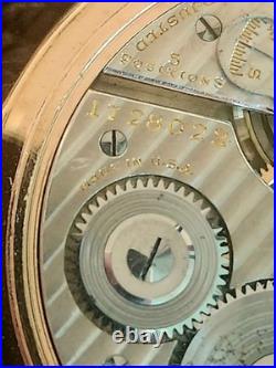 WOW Hamilton 992 Pocket Watch MINTY BOC DISPLAY CASE 21 FURGISON DIAL Very Nice