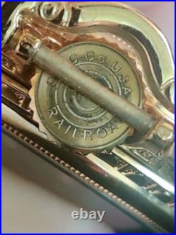 WOW Hamilton 992 Pocket Watch MINTY BOC DISPLAY CASE 21 FURGISON DIAL Very Nice