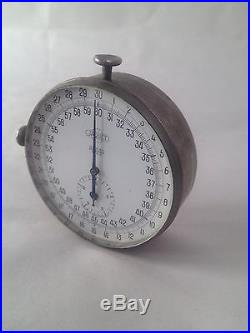 WW11 Era JAQUET Antique Timer Stopwatch Switzerland by A. H. T. USA Rare with Case